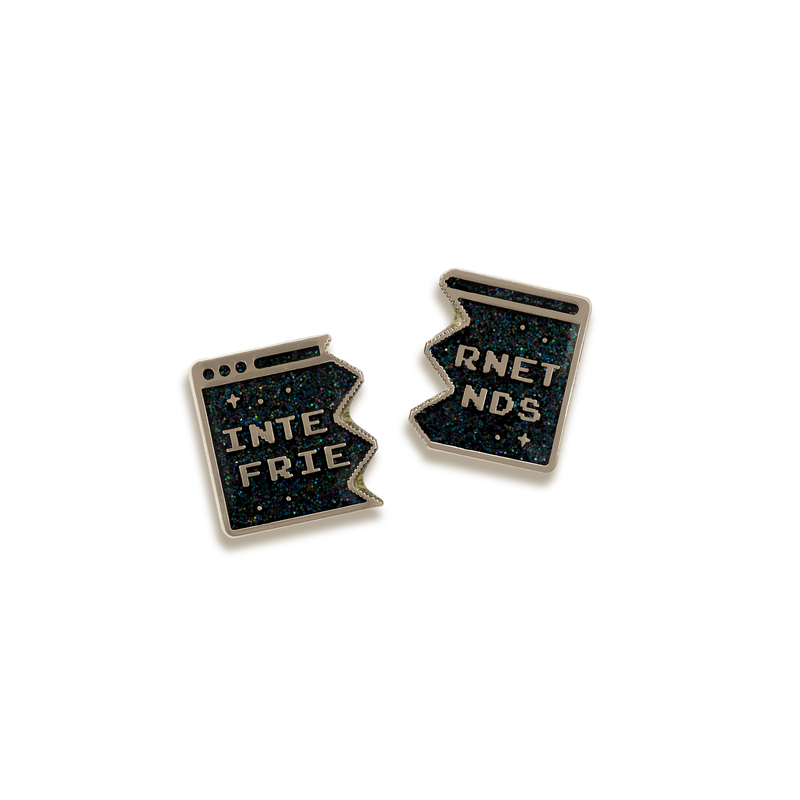 Internet Friends Enamel Pin Set by Pretty Useful Co.