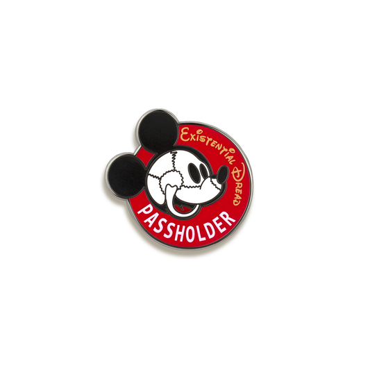 Existential Dread Passholder Enamel Pin by Rad Girl Creations