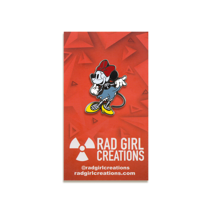 Skellie Mouse Enamel Pin by Rad Girl Creations