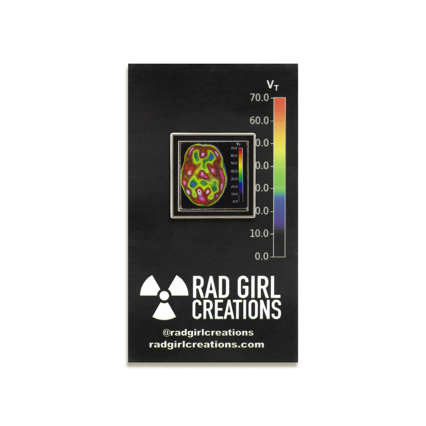 PET Scan Enamel Pin by Rad Girl Creations