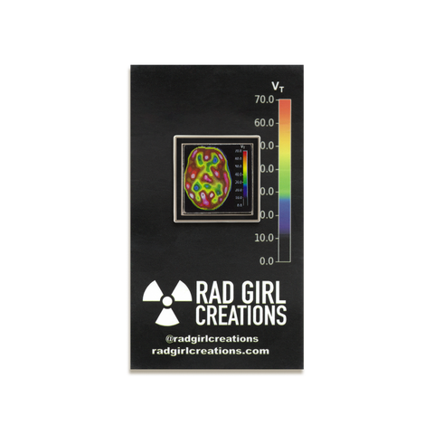 PET Scan Enamel Pin by Rad Girl Creations