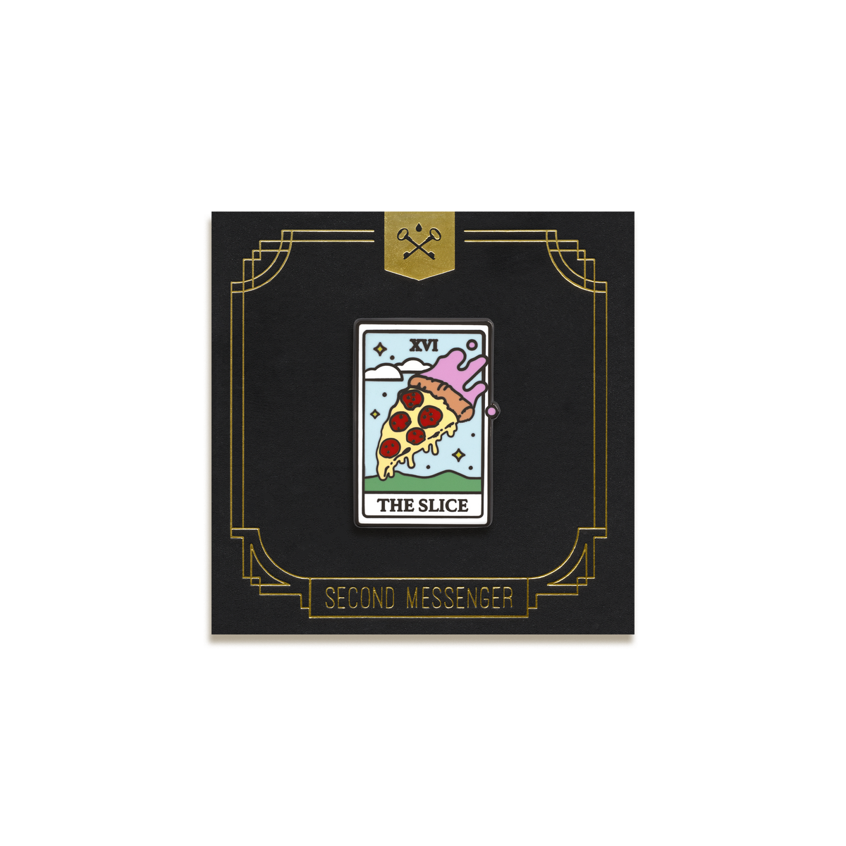 The Slice Enamel Pin by The Second Messenger