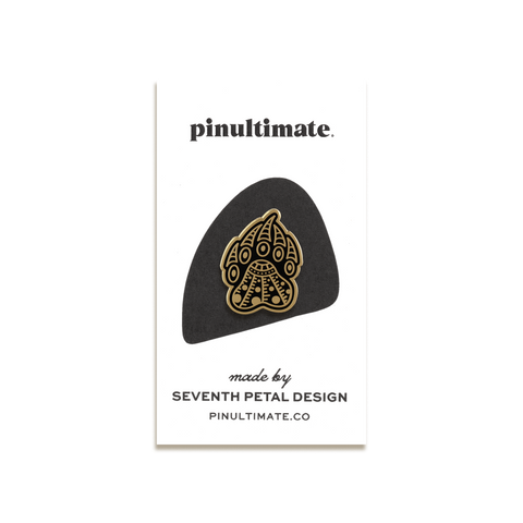 Bear Paw Enamel Pin by Seventh Petal Design · Front