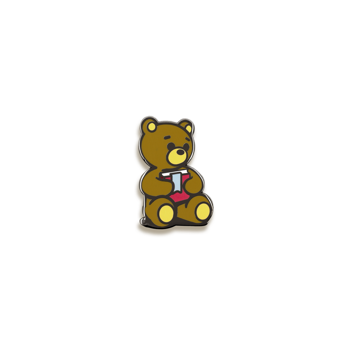 Teddy Bear Enamel Pin by Susie Hustle