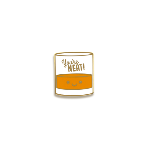 You're Neat Enamel Pin by Tiny Bee Cards