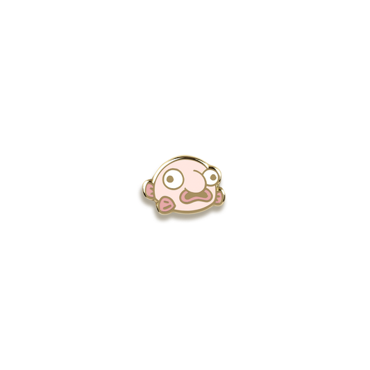 Happy Healthy Blobfish Enamel Pin!