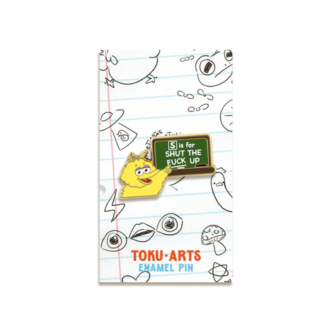 Get Schooled Enamel Pin by Toku Arts