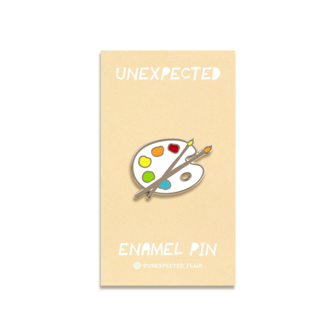 Paint Palette Enamel Pin by Unexpected Flair