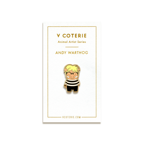 Andy Warthog Enamel Pin by V Coterie