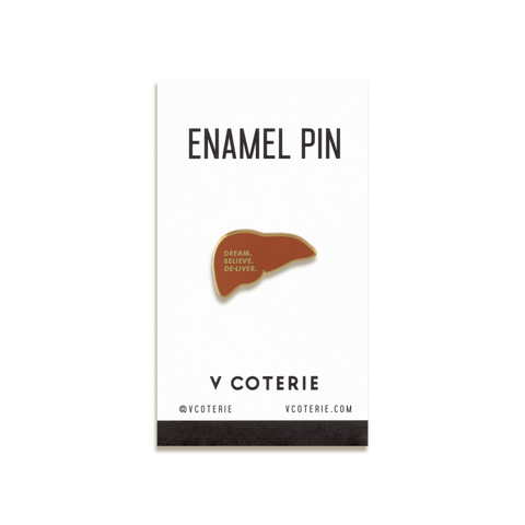 Dream Believe De-liver Enamel Pin by V Coterie