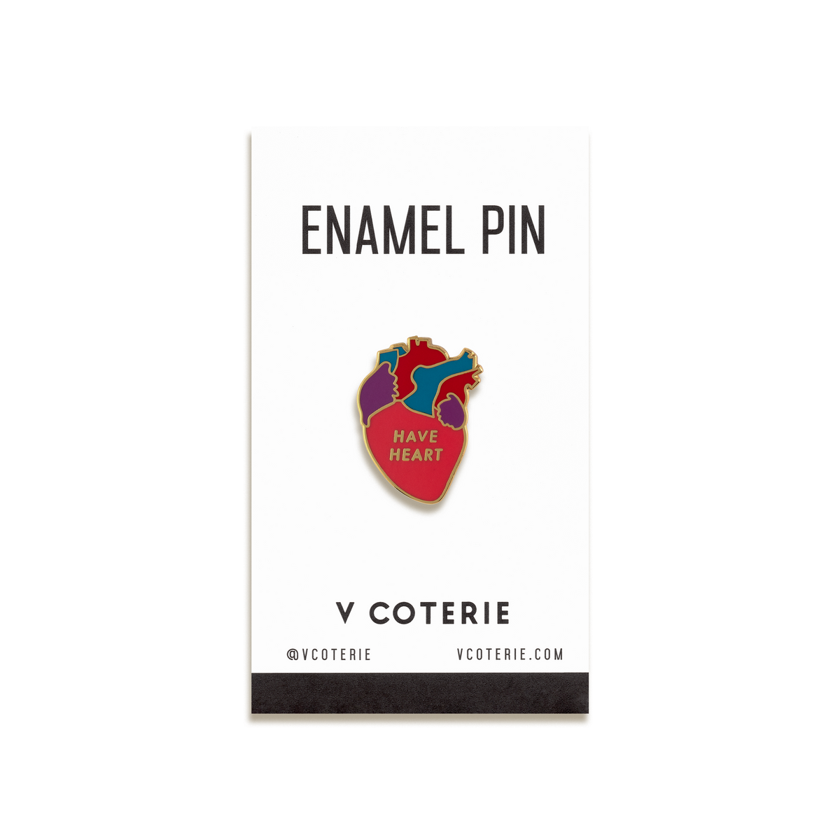 Have Heart Enamel Pin by V Coterie