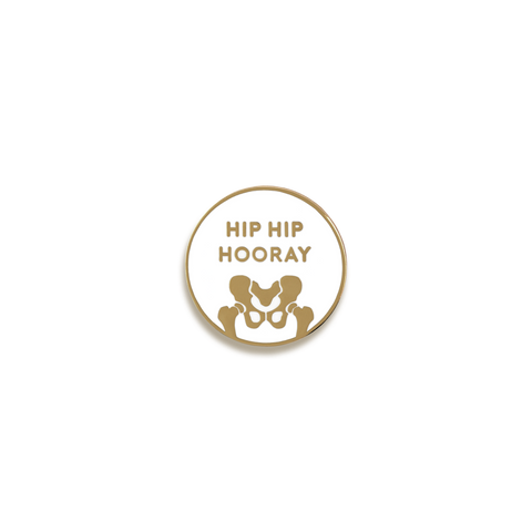 Hip Hip Hooray Enamel Pin by V Coterie