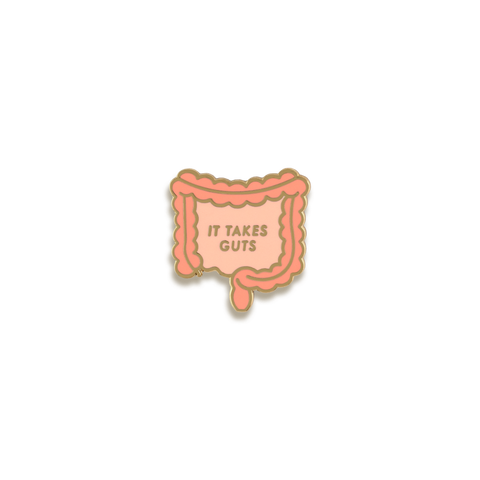 It Takes Guts Enamel Pin by V Coterie