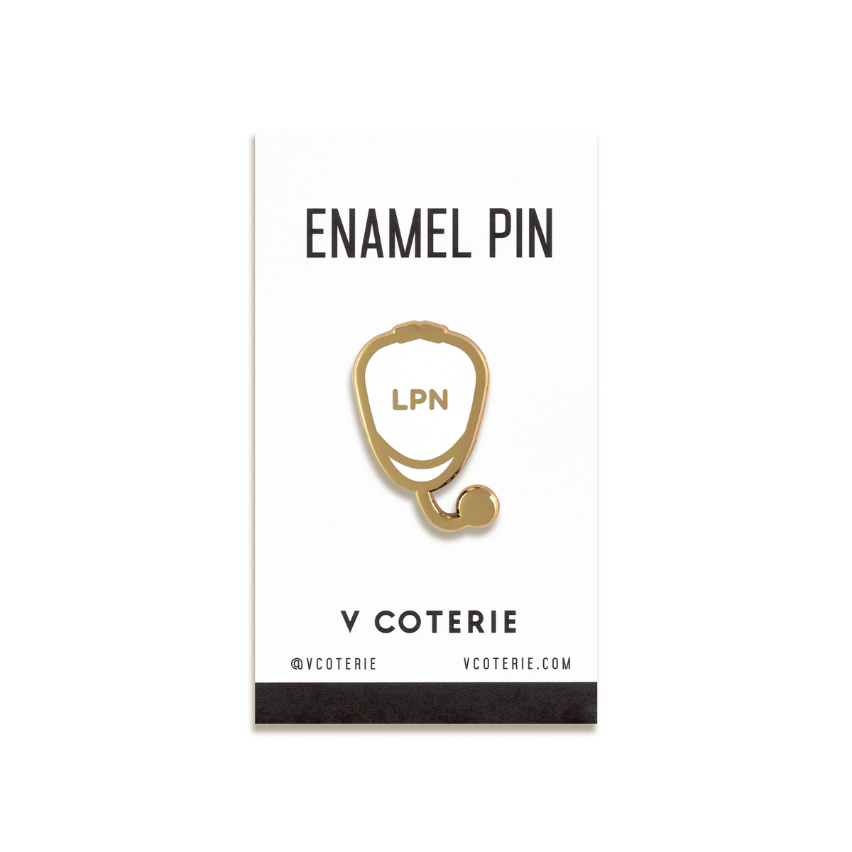 Licensed Practical Nurse Enamel Pin by V Coterie