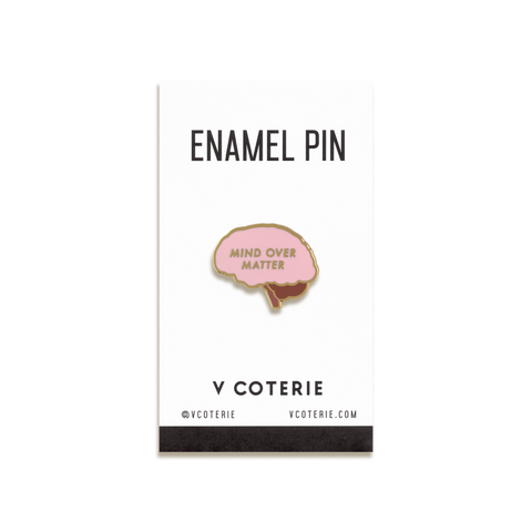 Mind Over Matter Enamel Pin by V Coterie