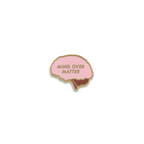 Mind Over Matter Enamel Pin by V Coterie