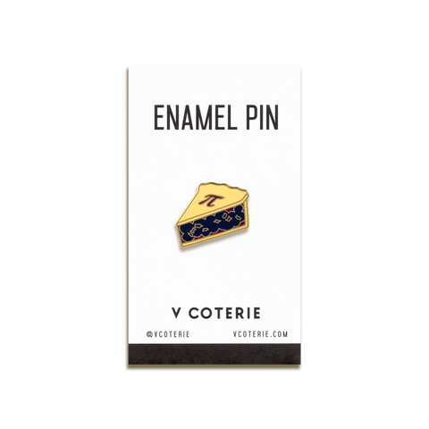 Pi Pie Enamel Pin by V Coterie