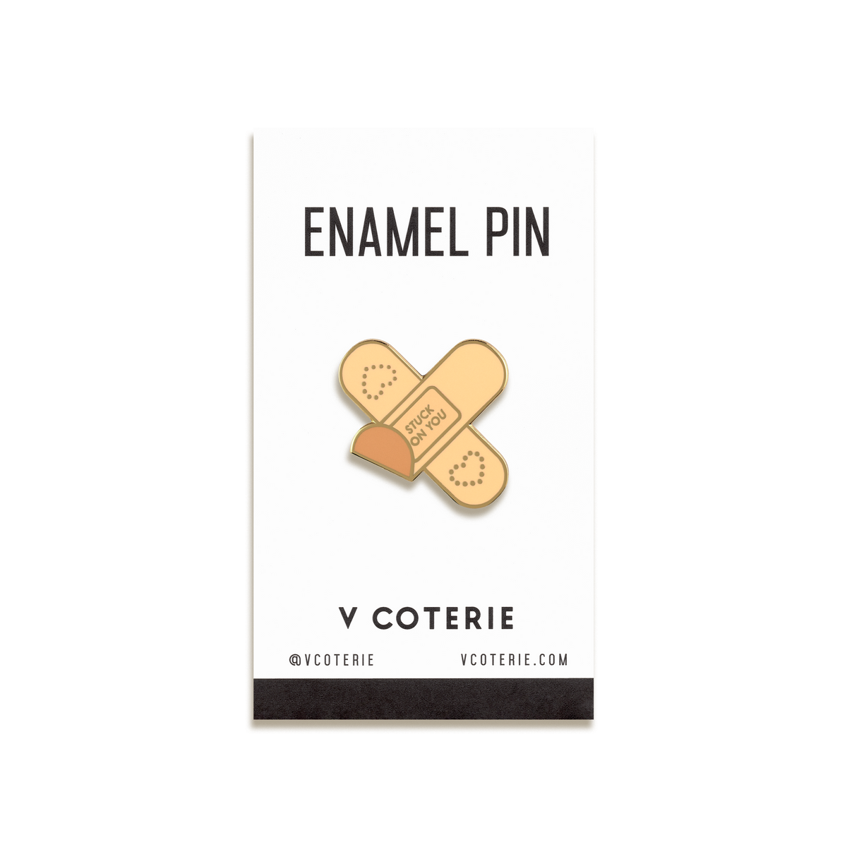 Stuck On You Enamel Pin by V Coterie