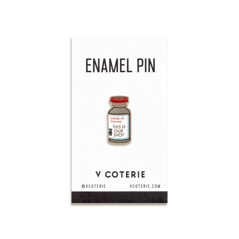 This Is Our Shot Enamel Pin by V Coterie