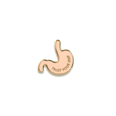 Trust Your Gut Enamel Pin by V Coterie
