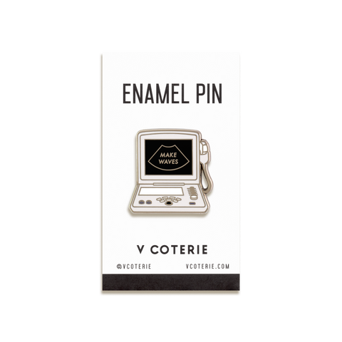 Make Waves Enamel Pin by V Coterie