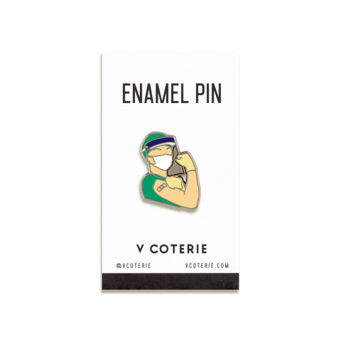 We Can Do It! Enamel Pin by V Coterie · Light
