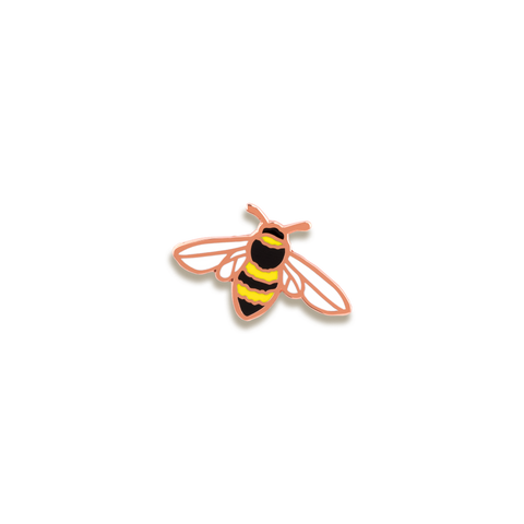 Honeybee Enamel Pin by Wildship Studio