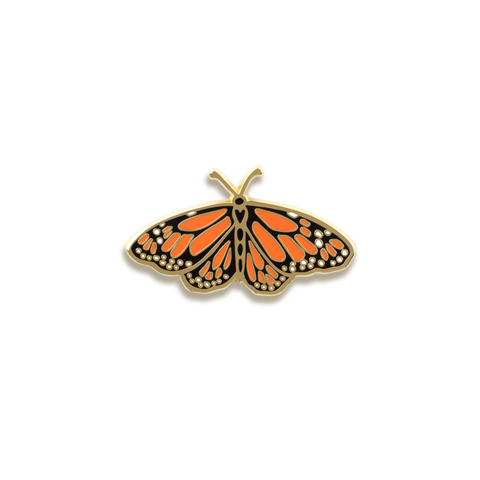Monarch Enamel Pin by Wildship Studio