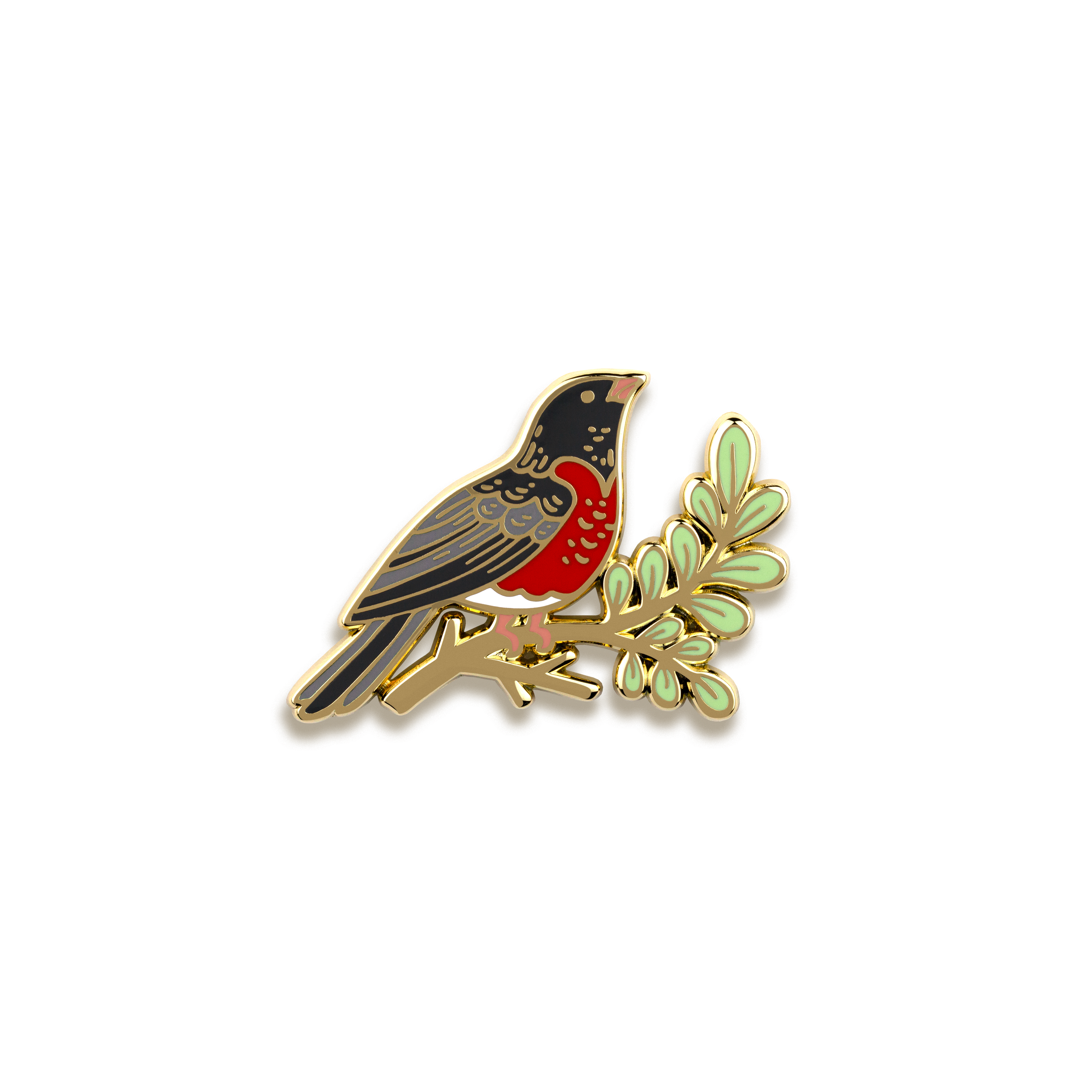 Robin Enamel Pin by Wildship Studio – Pinultimate