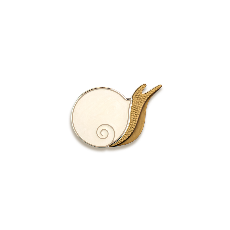 Caracol Enamel Pin by Amar&Riley