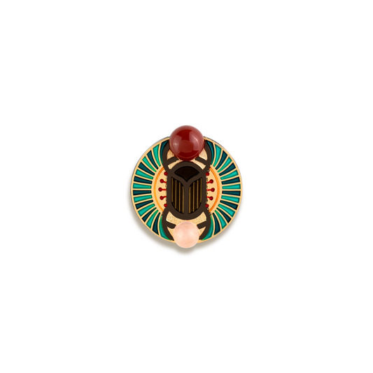 Scarab Enamel Pin by Amar&Riley