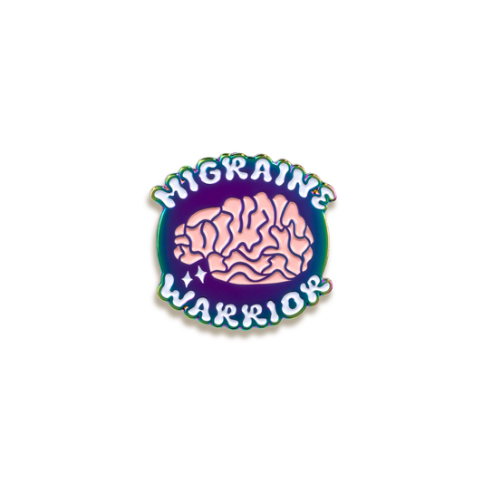 Migraine Warrior Enamel Pin by The Avera Boutique