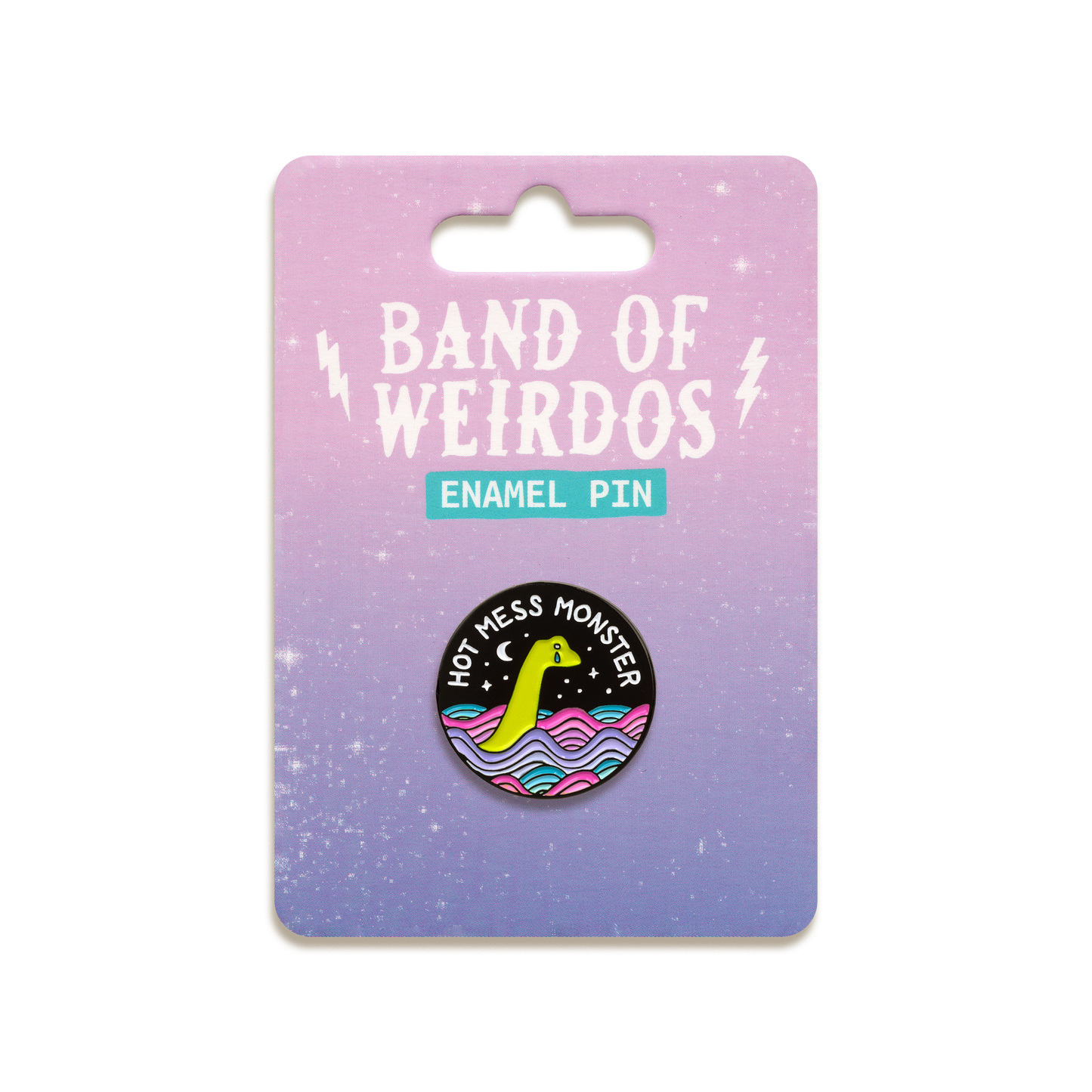 Hot Mess Monster Enamel Pin by Band of Weirdos