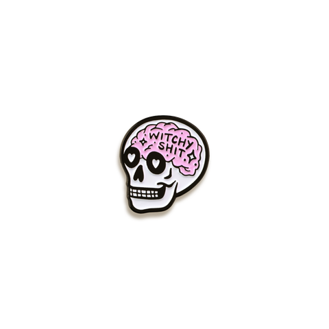 Witchy Shit Enamel Pin by Band of Weirdos