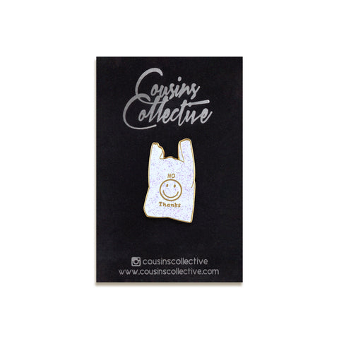 No Thanks Enamel Pin by Cousins Collective
