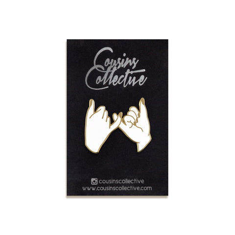 Pinky Promise Enamel Pin by Cousins Collective