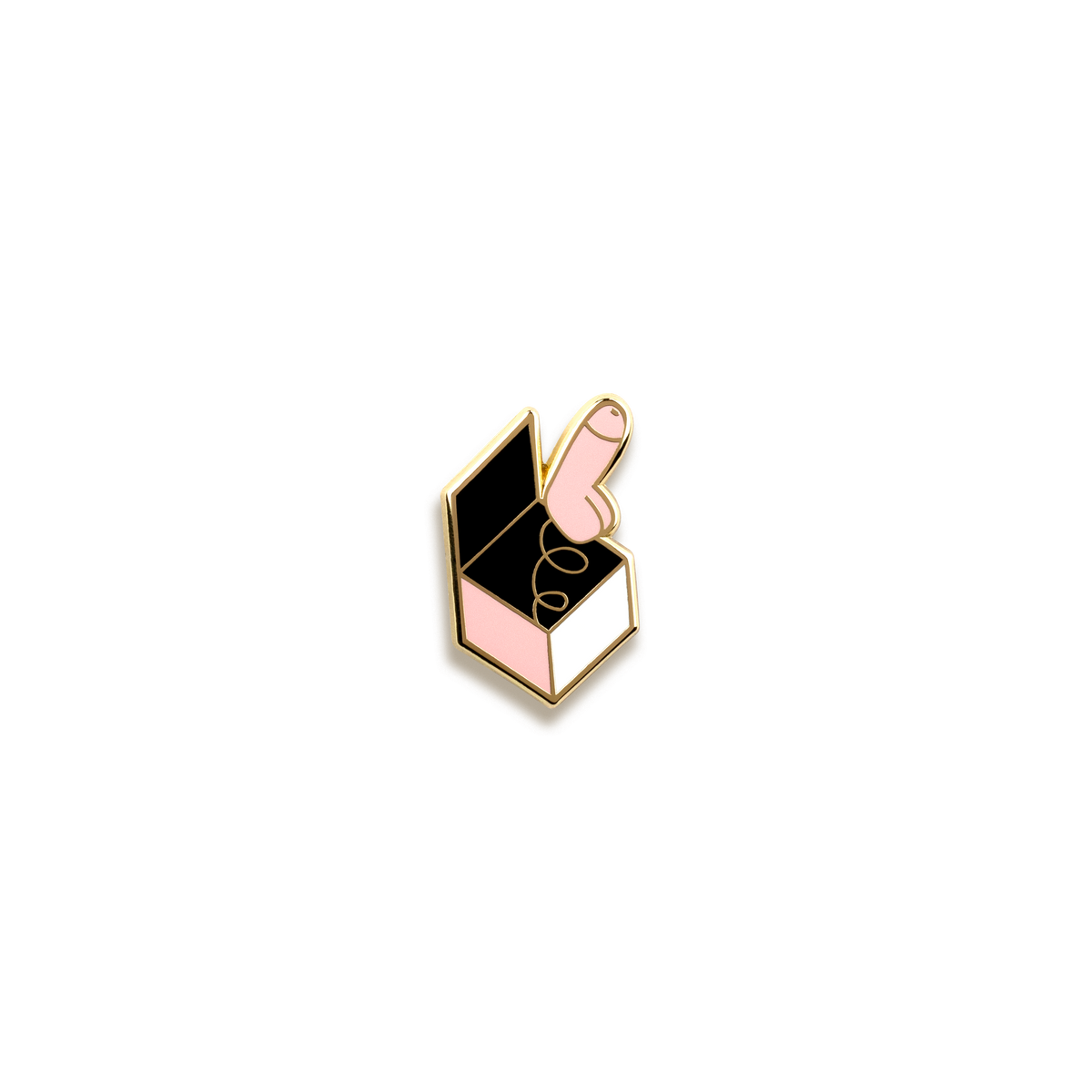 Dick in a Box Enamel Pin by Dicks Don’t Lie