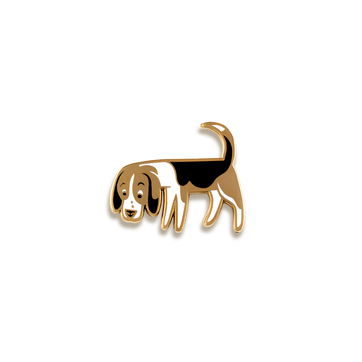 Beagle Enamel Pin by Doggie Drawings