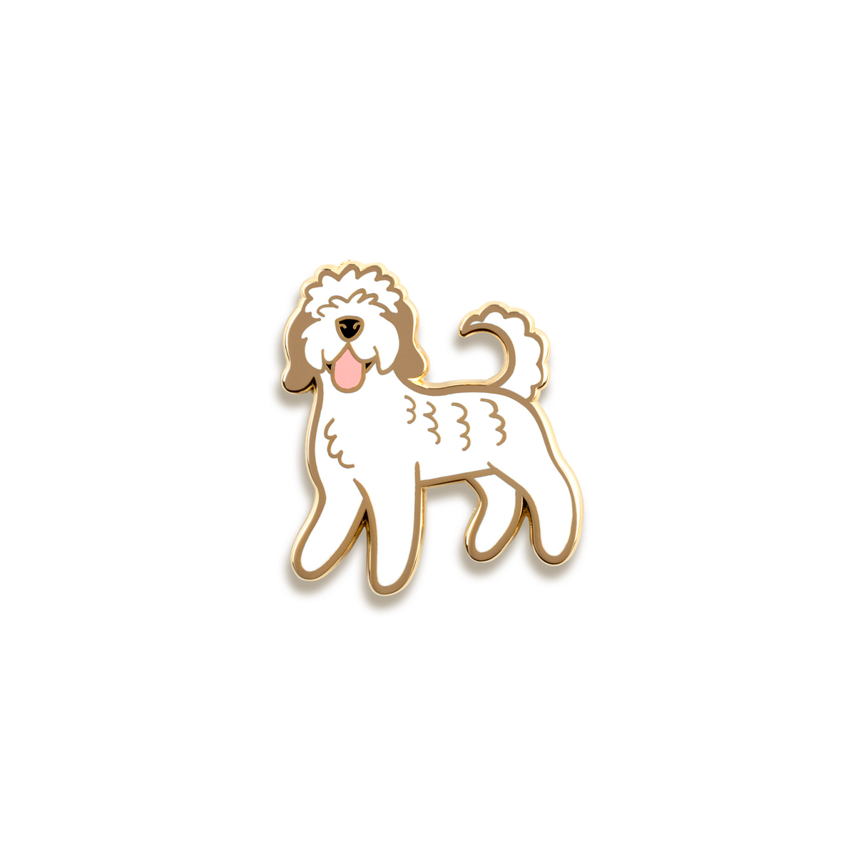 Doodle Enamel Pin by Doggie Drawings