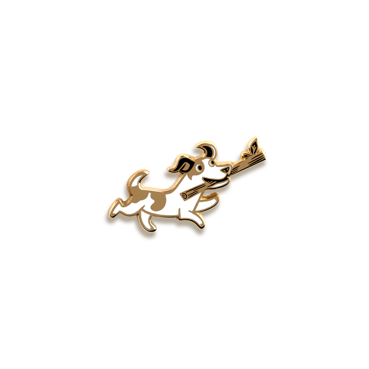 Jack Russell Enamel Pin by Doggie Drawings
