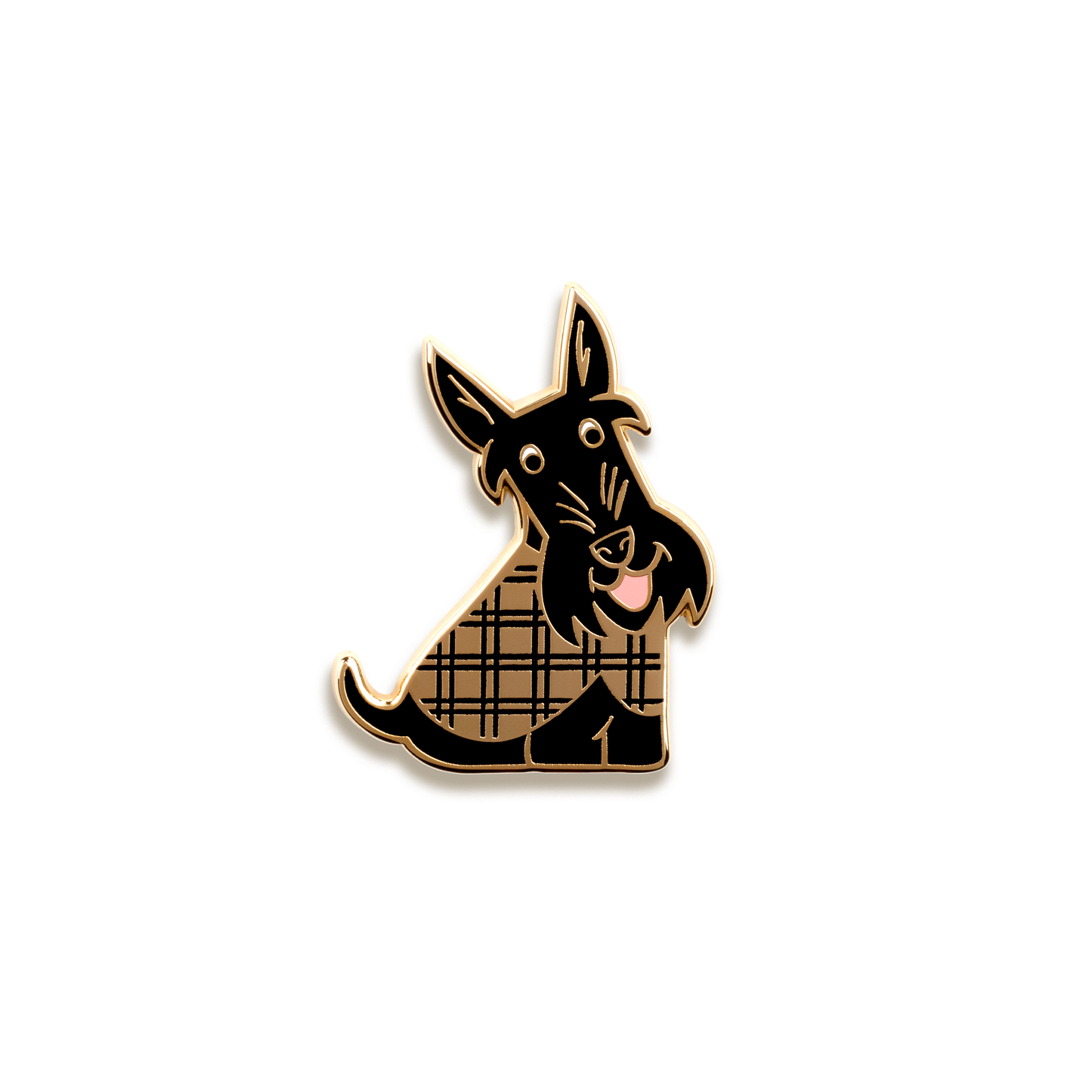 Scottish Terrier Enamel Pin by Doggie Drawings