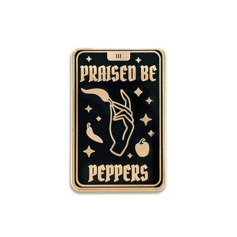 Pepper Tarot Card Enamel Pin by Franki Hanke