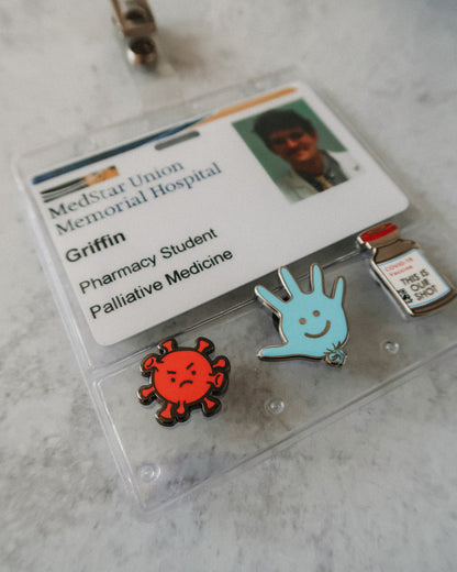Badge Holder for Enamel Pins · The Collector, Horizontal