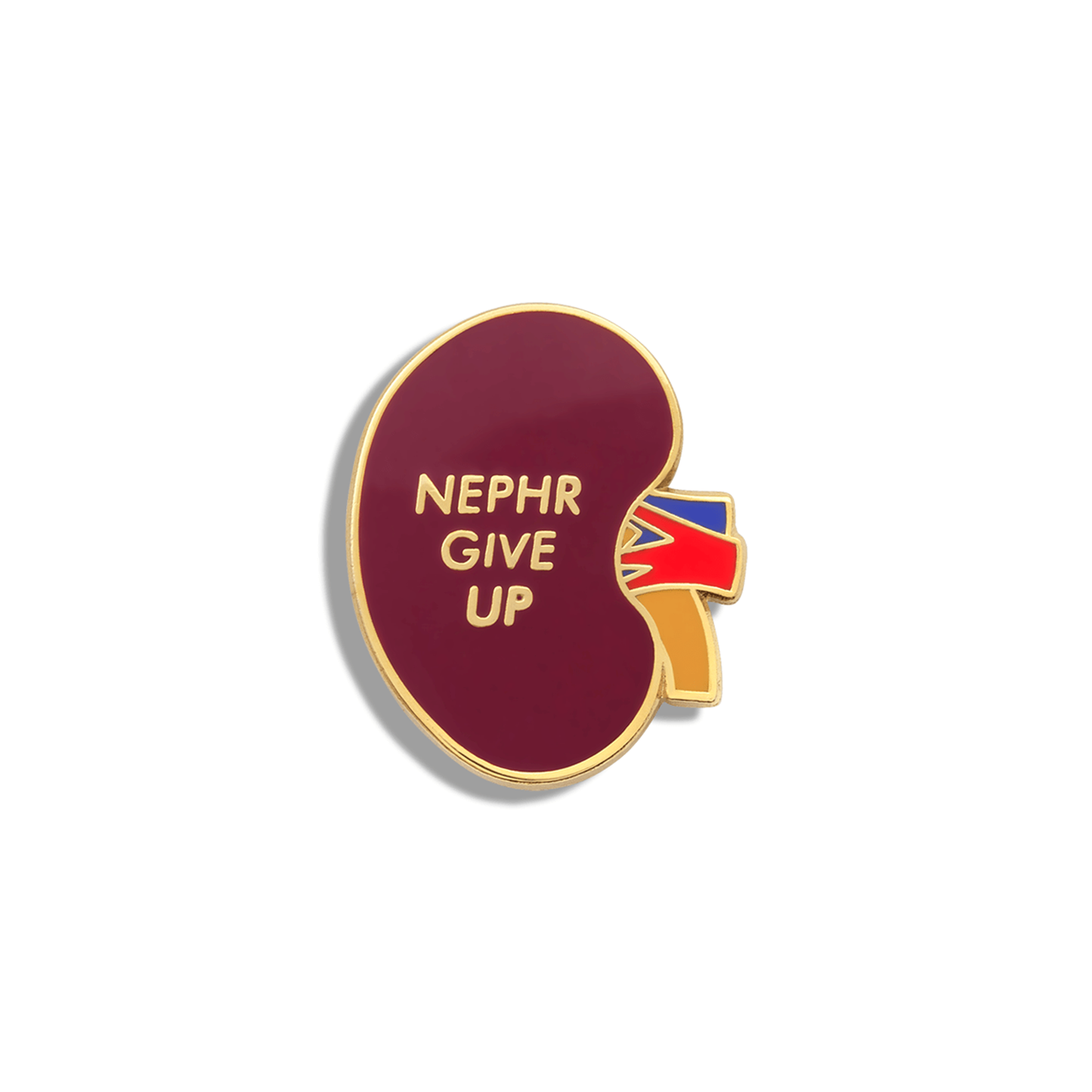 Nephr Give Up Enamel Pin by V Coterie
