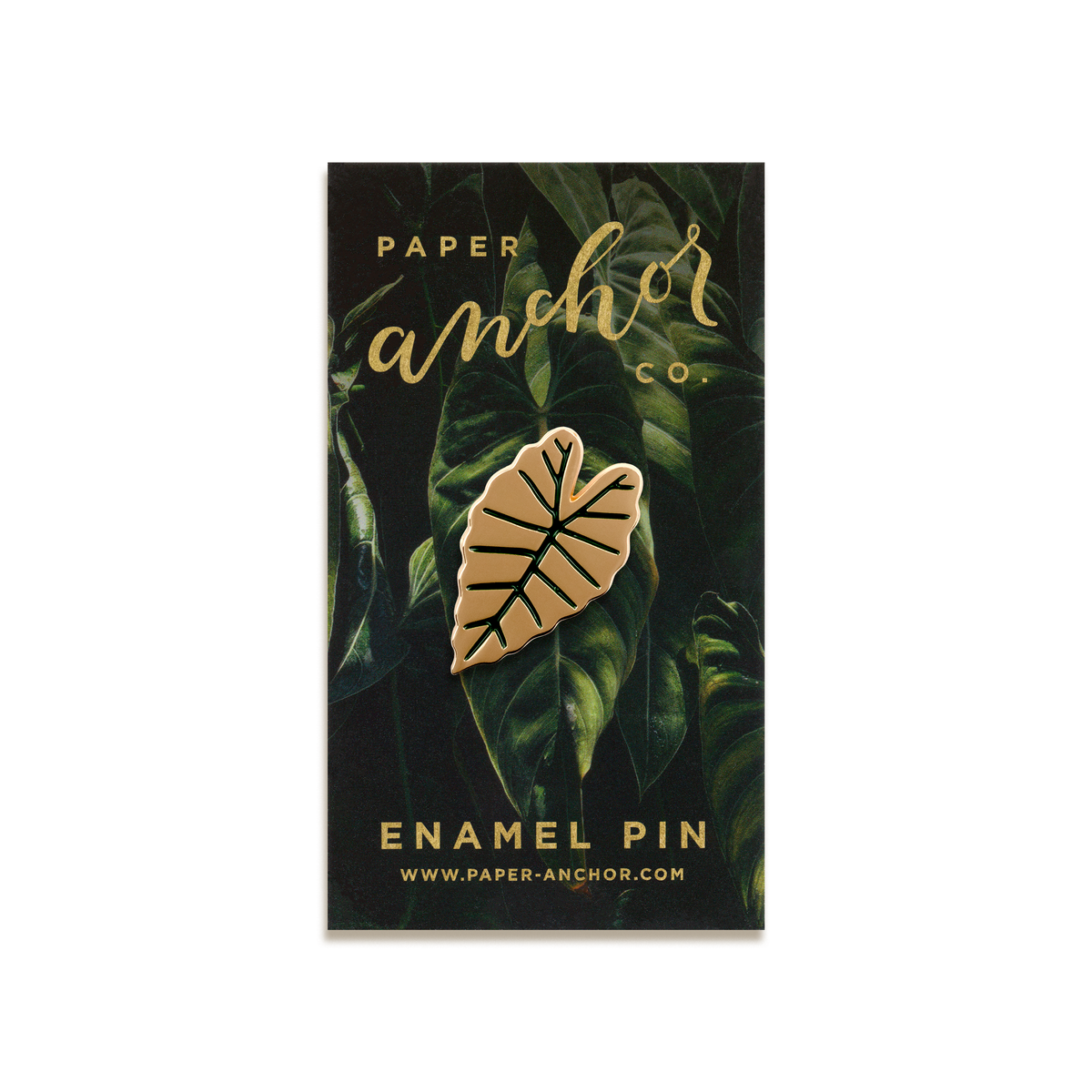 Alocasia Enamel Pin by Paper Anchor Co.