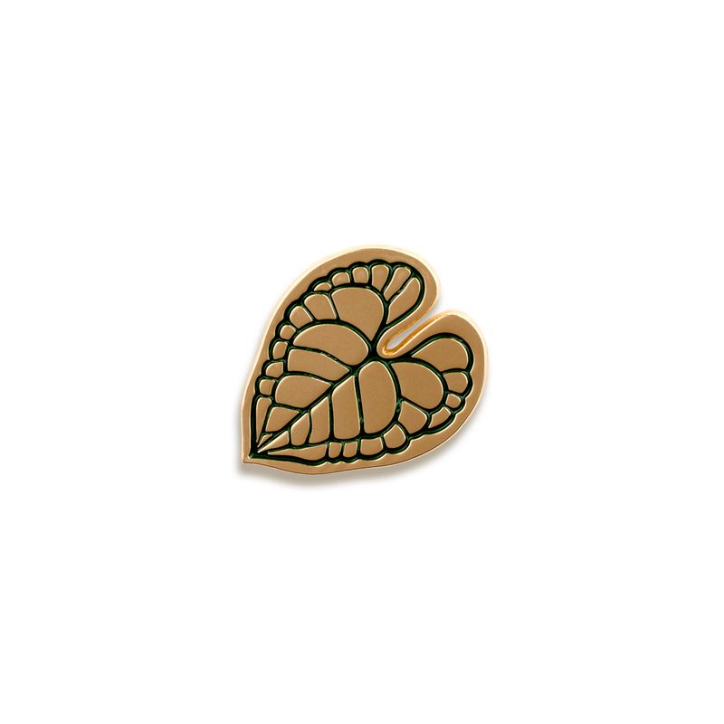 Anthurium Enamel Pin by Paper Anchor Co.