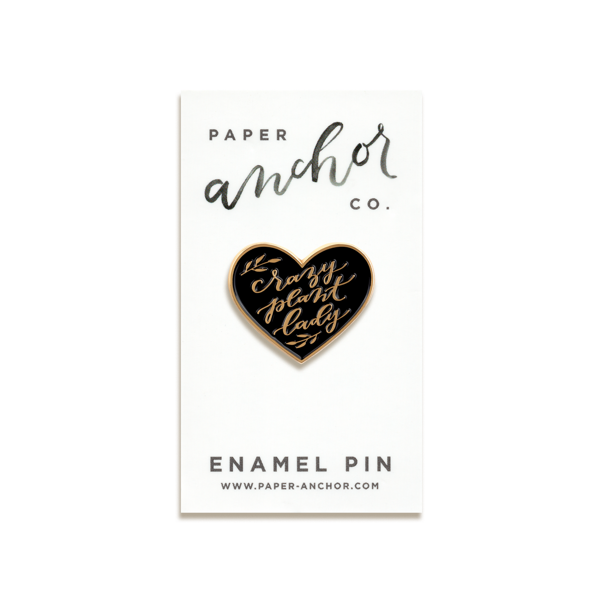 Crazy Plant Lady Enamel Pin by Paper Anchor Co.