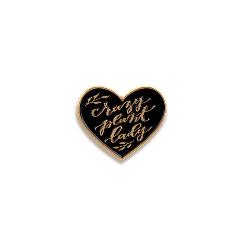 Crazy Plant Lady Enamel Pin by Paper Anchor Co.