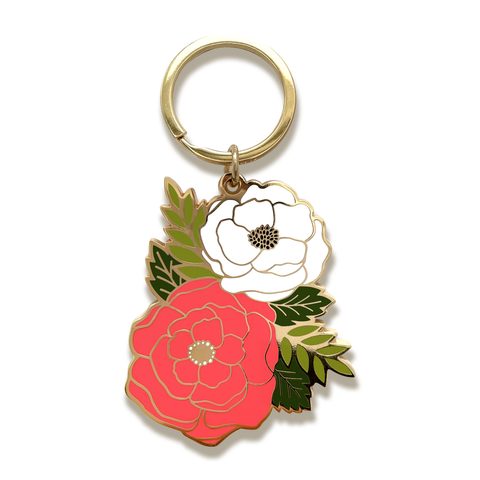 Irene Floral Cluster Keychain by Paper Anchor Co.