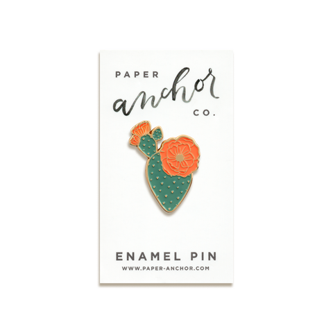 Mercedes Prickly Pear Enamel Pin by Paper Anchor Co.